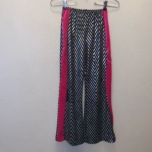 Dansko tap jazz ballet metallic silver velvet pink flare pants